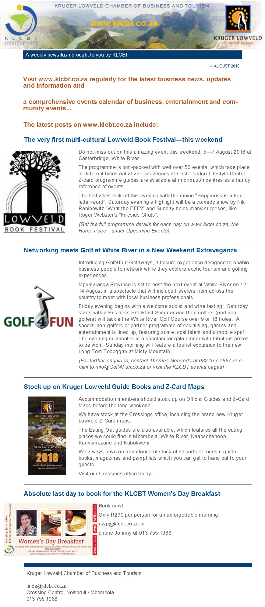 KLCBT Newsflash