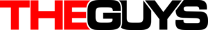 This image has an empty alt attribute; its file name is the-guys-logo-black-300x44.png