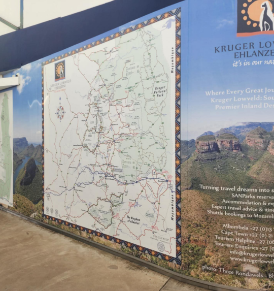 Our new map welcome visitors at Alzu