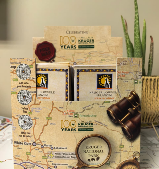 Our 2026 Map celebrates 100 years of Kruger Park
